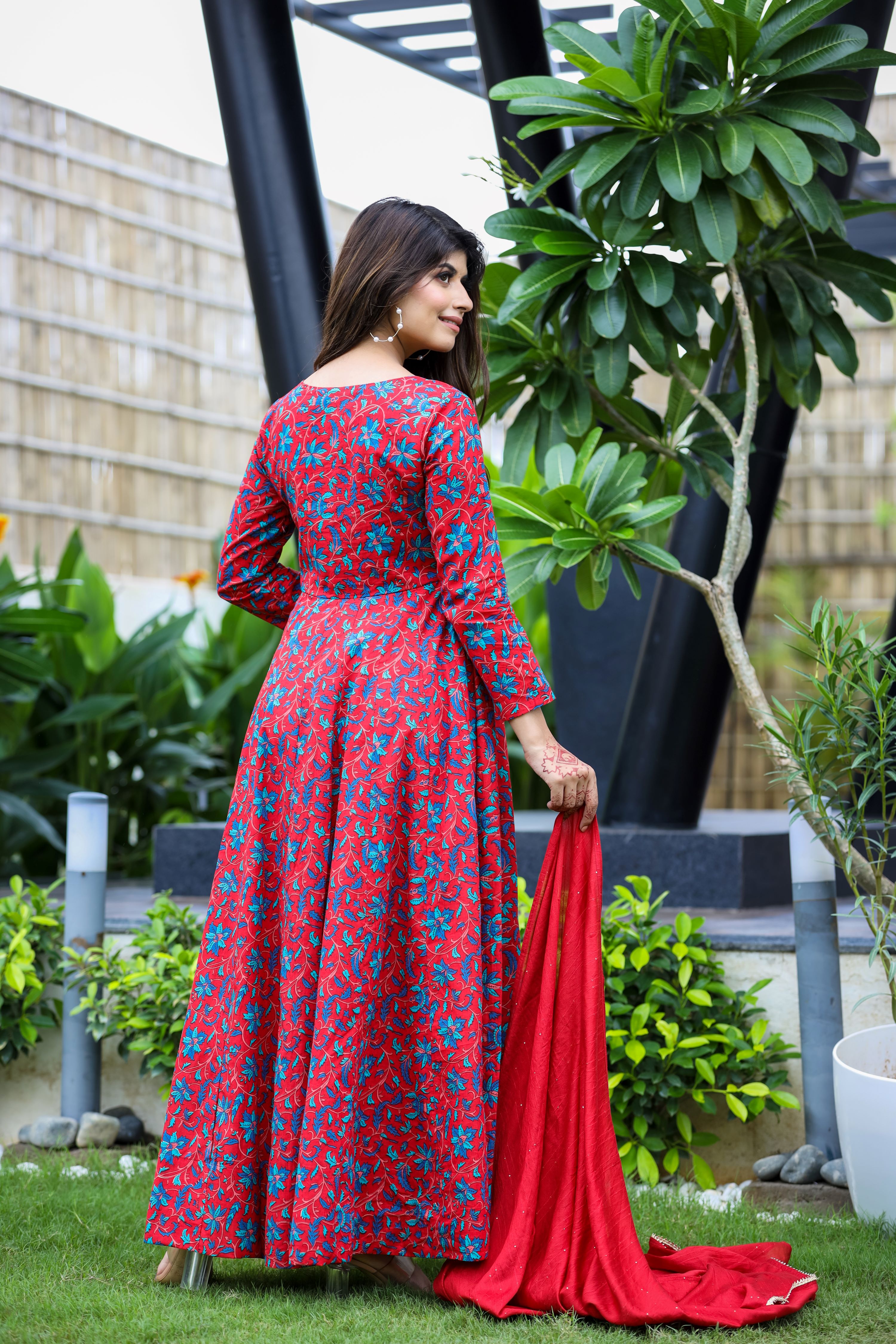 Twirl in Blooms Anarkali