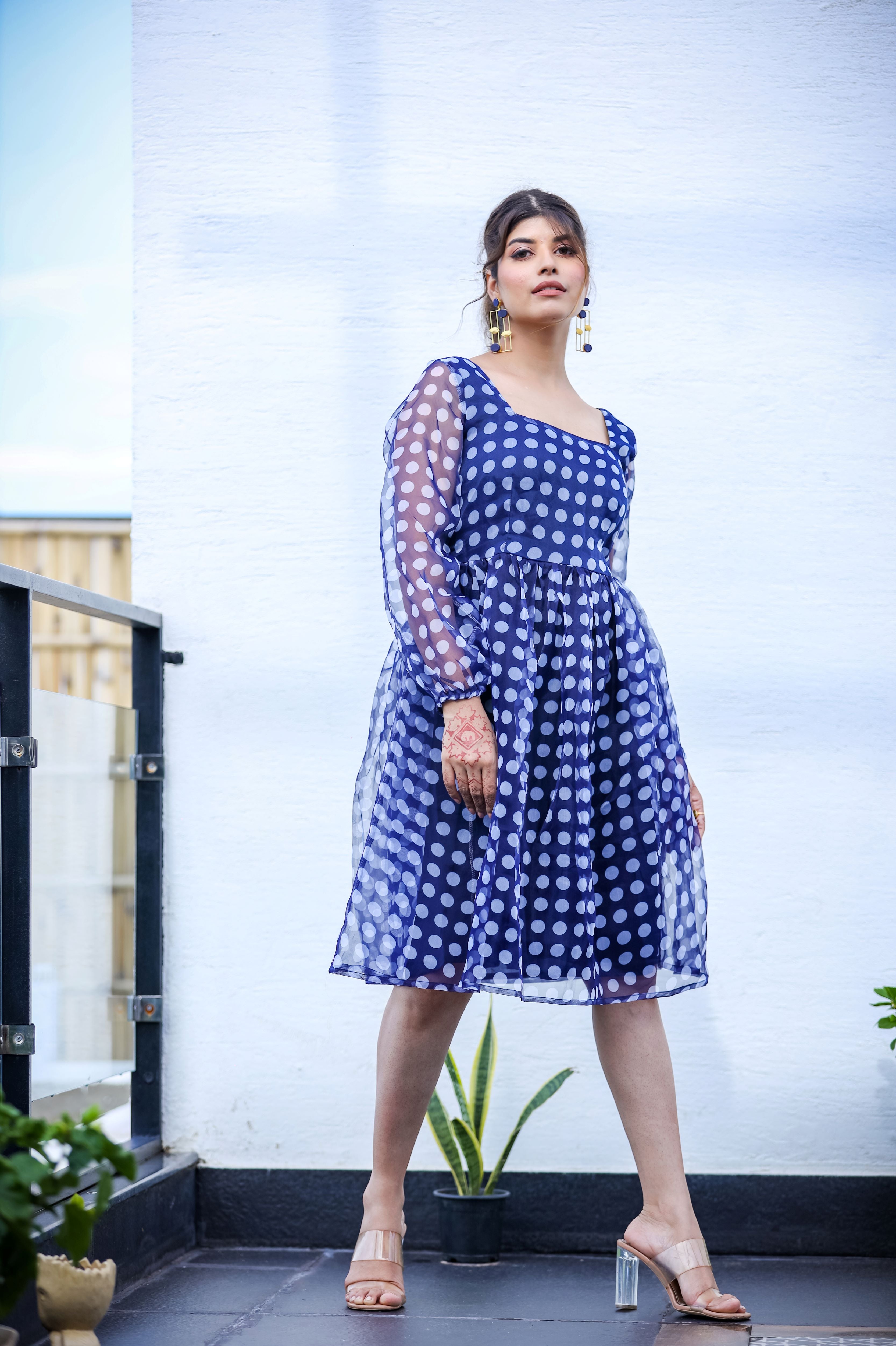 Summer Dots Balloon Dress