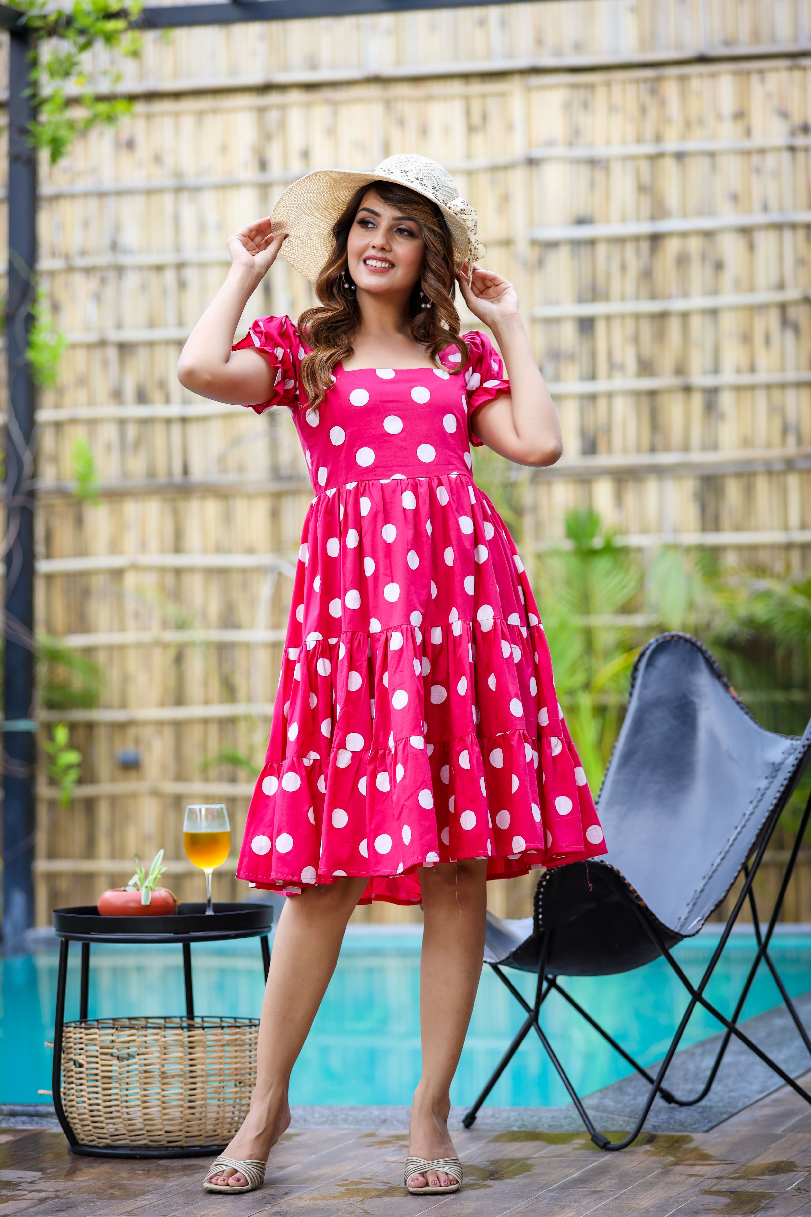 Pink Polka Delight Dress