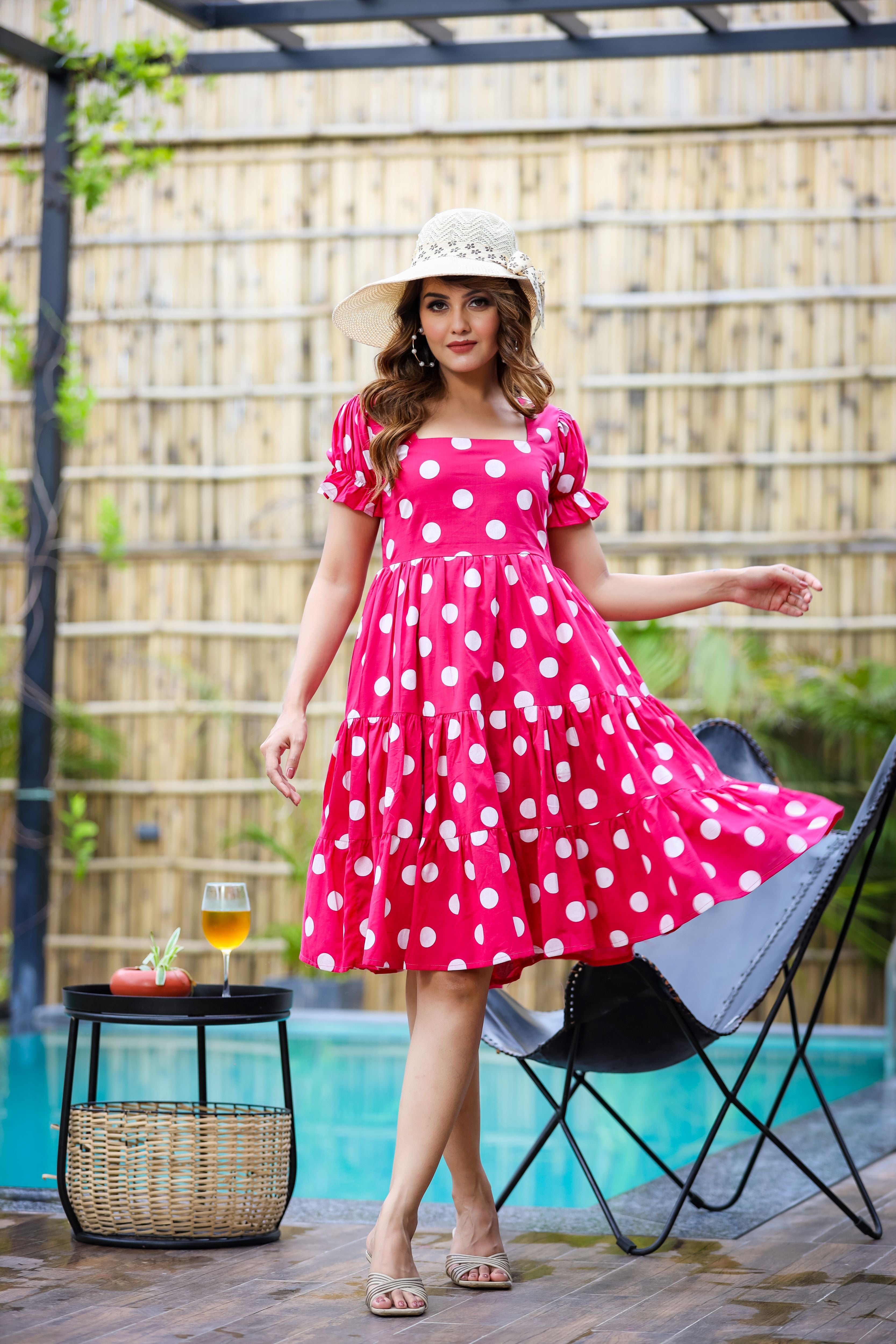 Pink Polka Delight Dress