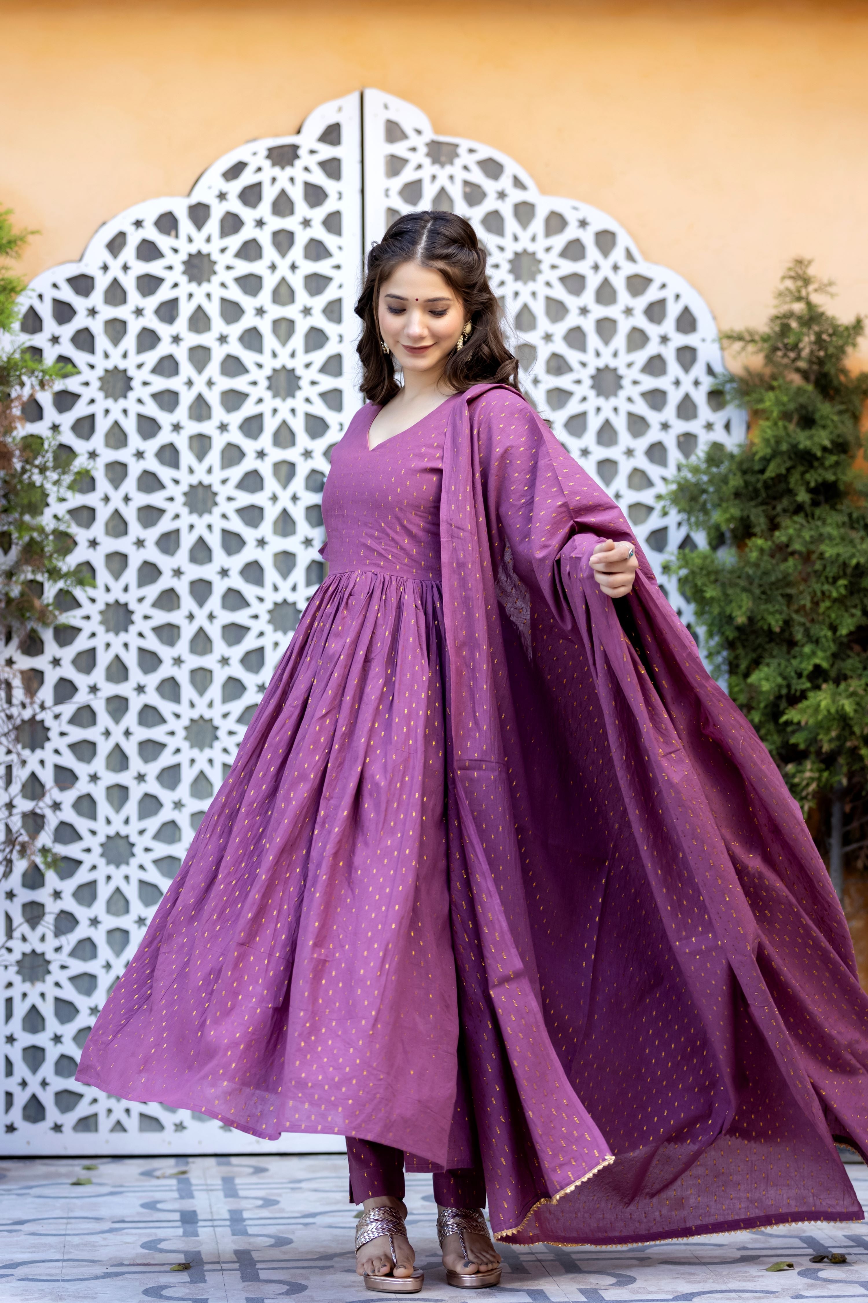 Onion Blossom Anarkali Dress