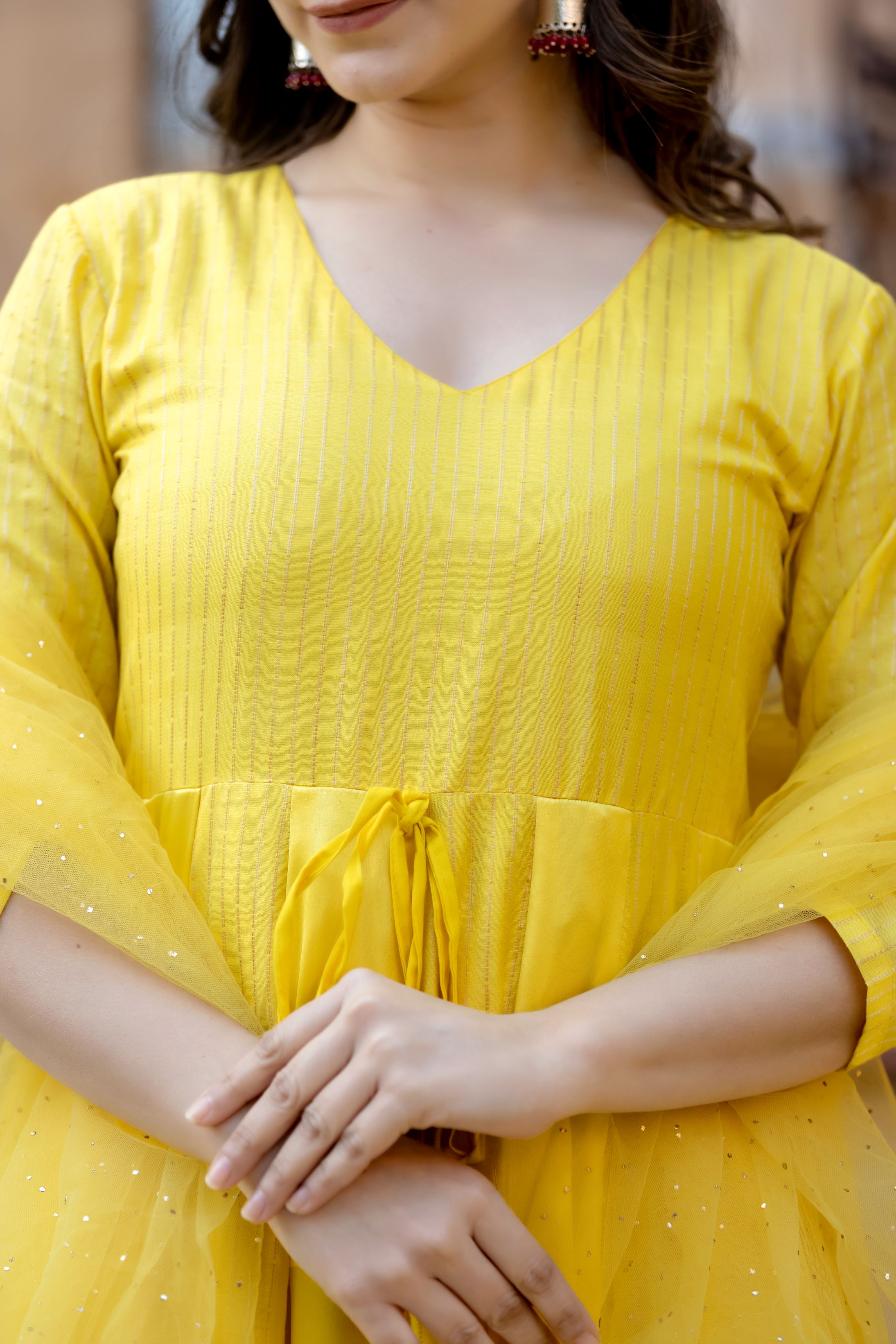 Sai Yellow maxi dress