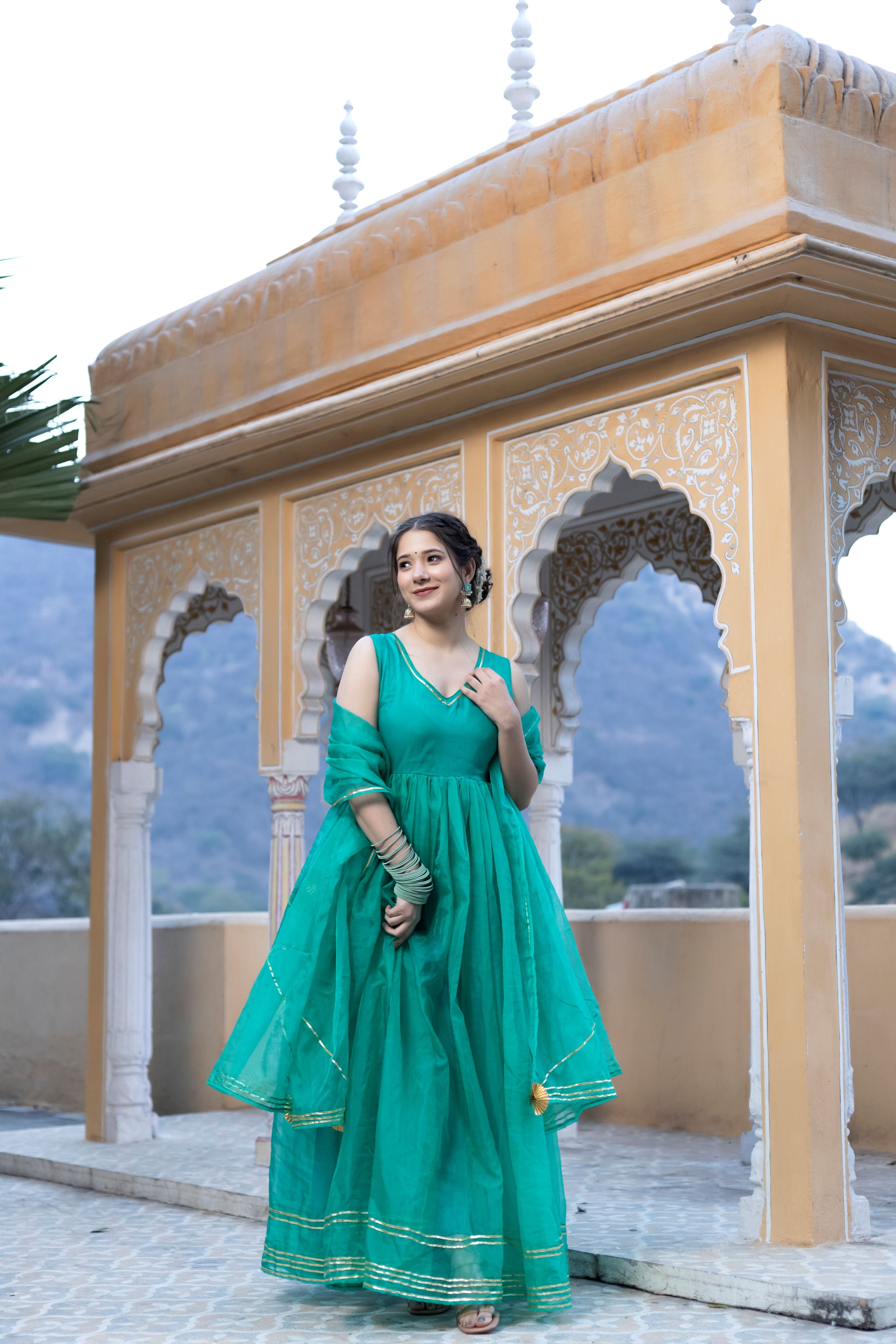 Vibrant Green Maxi Dress